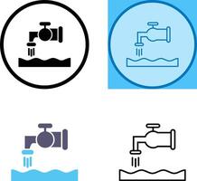 Water House Icon Design vector