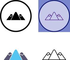 Mountain Icon Design vector