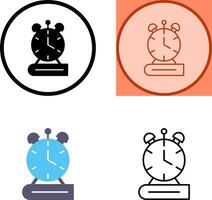 diseño de icono de reloj de alarma vector