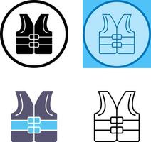 Life jacket Icon Design vector