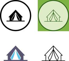 Camp Icon Design vector