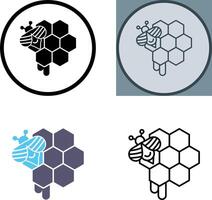 Honeycomb Icon Design vector