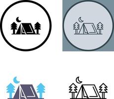 Tent Icon Design vector