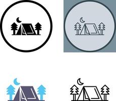 Tent Icon Design vector