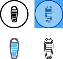 Sleeping Bag Icon Design vector