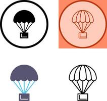 Parachute Icon Design vector