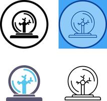 Plasma Ball Icon Design vector