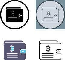 Wallet Icon Design vector