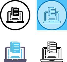 Document Icon Design vector