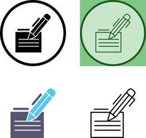 Pen Icon Design vector