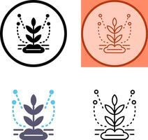 Irrigation System Icon Design vector