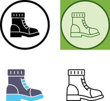 diseño de icono de botas vector