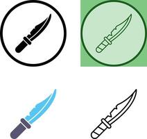 diseño de icono de cuchillo vector