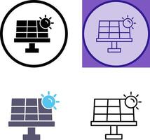 diseño de icono de energía solar vector
