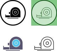 Measuring Tape Icon Design vector