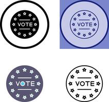 diseño de icono de voto vector