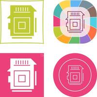 Sd Card Icon Design vector