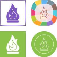 Fire Icon Design vector