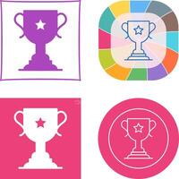 Trophy Icon Design vector