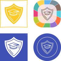 Education Protection Icon Design vector