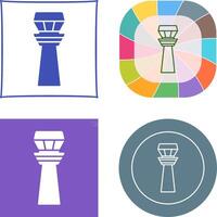 Control Tower Icon Design vector