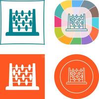 Abacus Icon Design vector