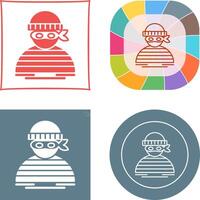 Thief Icon Design vector