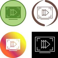 Slow Motion Icon Design vector