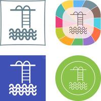 Swiming pool Icon Design vector