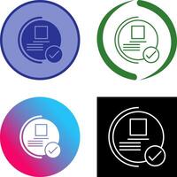 Guarantee Icon Design vector