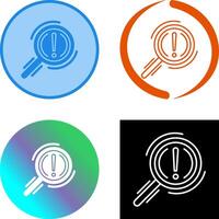 Problem Icon Design vector