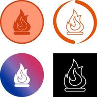 diseño de icono de fuego vector