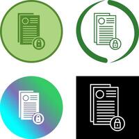 Privacy Icon Design vector