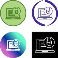 Padlock Icon Design vector