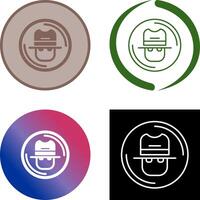 Spy Icon Design vector