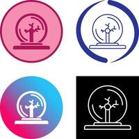 Plasma Ball Icon Design vector
