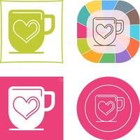 Mug Icon Design vector