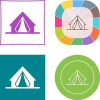 Camp Icon Design vector