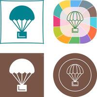 Parachute Icon Design vector