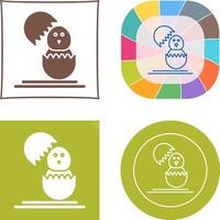 Chick Icon Design vector
