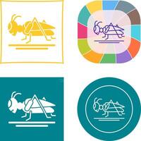 Grasshopper Icon Design vector