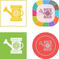 Watering Can Icon Design vector