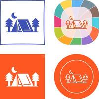 Tent Icon Design vector