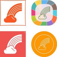 Rainbow Icon Design vector