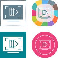Slow Motion Icon Design vector