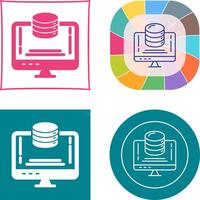 Data Storage Icon Design vector