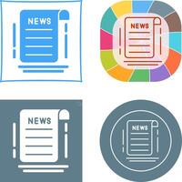 News Icon Design vector