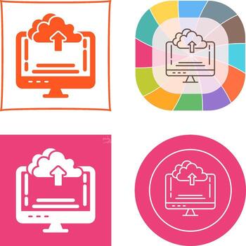 Upload Icon Design vector