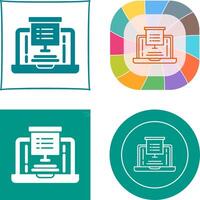 Presentation Icon Design vector