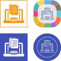 Document Icon Design vector
